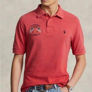 Polo Ralph Lauren Classic-Fit
Embroidered Mesh Polo
